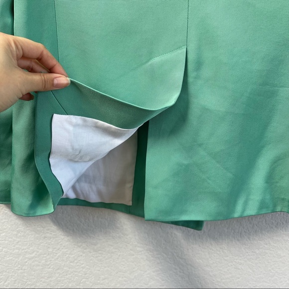 Tibi Steward Oversized Blazer Size Egg Blue 0 - Picture 7 of 8